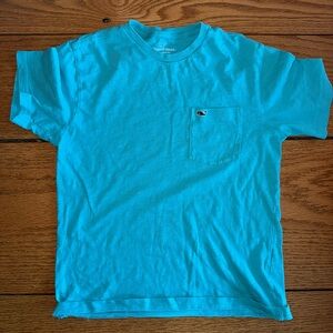 Vineyard Vines Teal Cotton Tee